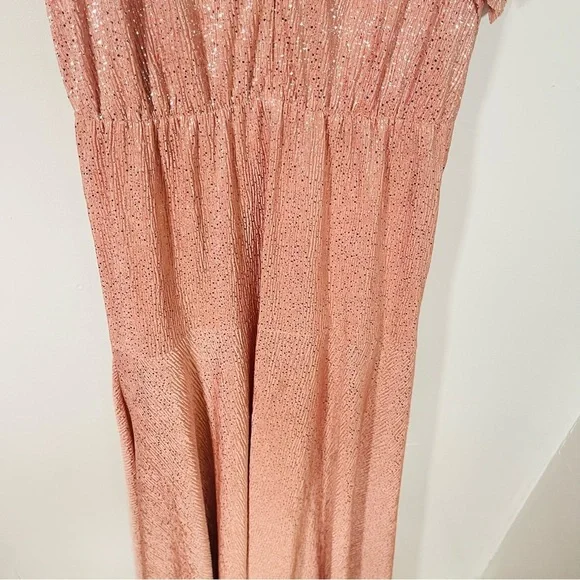 Sabina Musayev Topaz Flutter Sleeve Maxi Dress